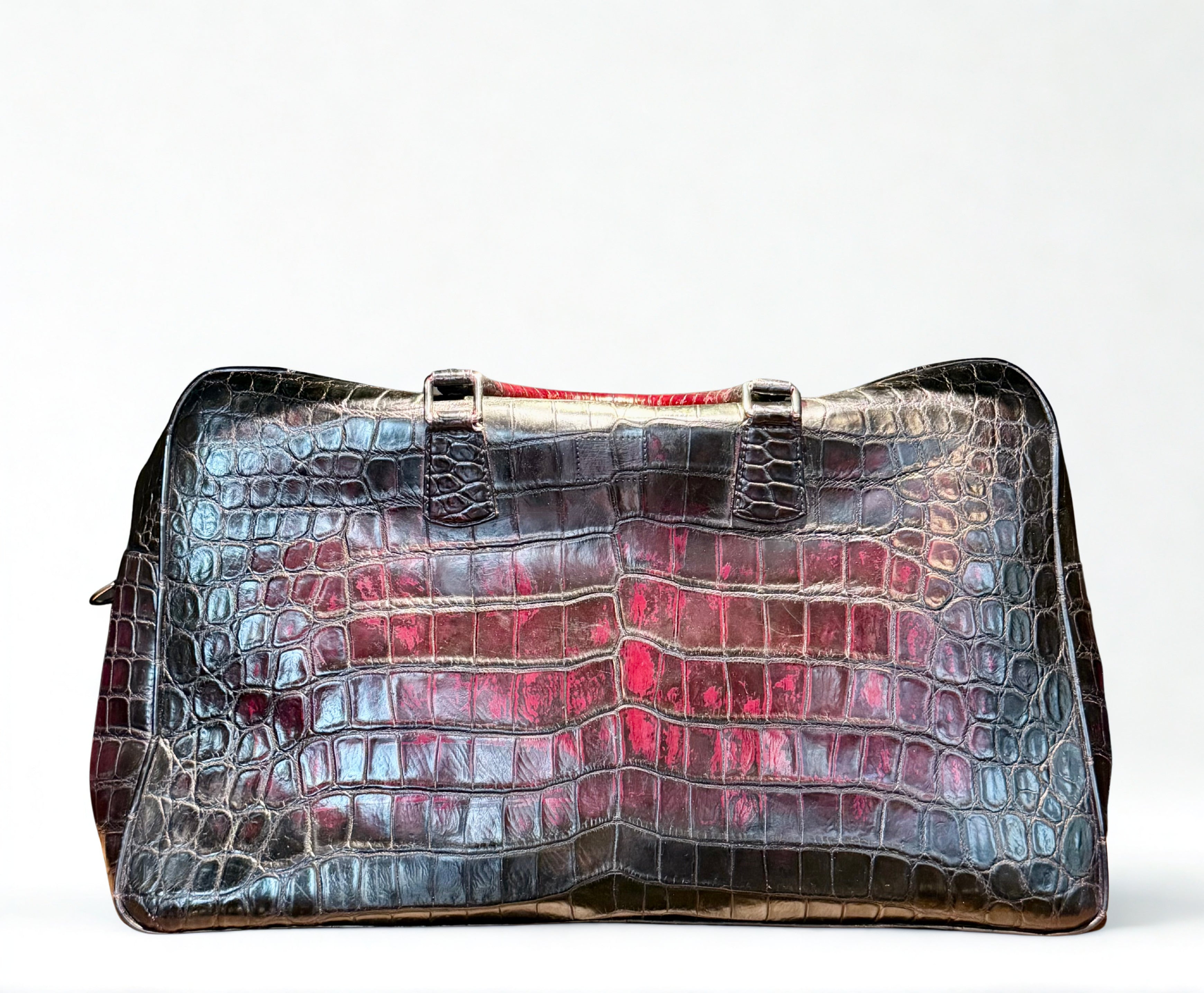 NILOTICUS CROCODILE OVERNIGHT BAG